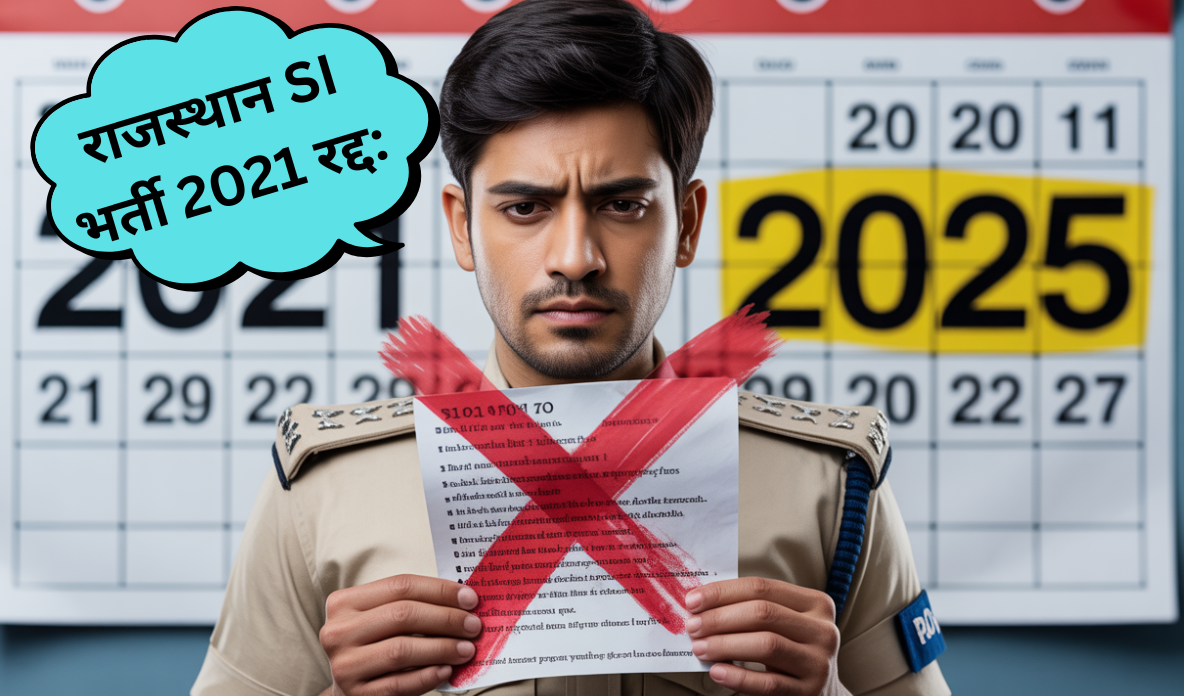राजस्थान SI भर्ती 2021 रद्द: हाई कोर्ट का ऐतिहासिक फैसला