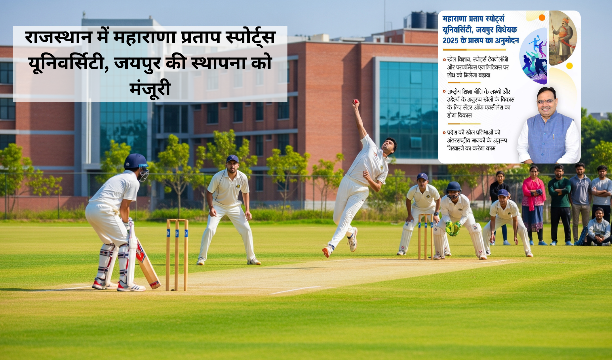 राजस्थान में महाराणा प्रताप स्पोर्ट्स यूनिवर्सिटी, जयपुर की स्थापना को मंजूरी