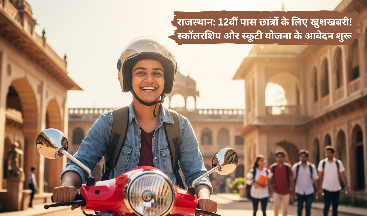 राजस्थान: 12वीं पास छात्रों के लिए खुशखबरी! स्कॉलरशिप और स्कूटी योजना के आवेदन शुरू