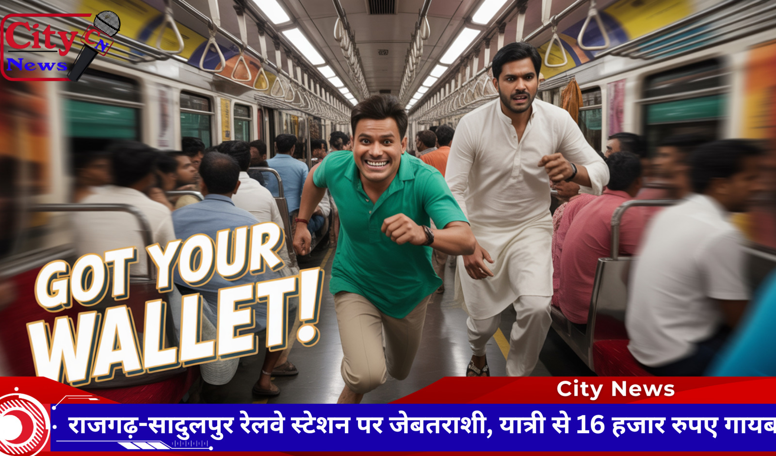 राजगढ़ सादुलपुर रेलवे स्टेशन पर जेबतराशी का बड़ा मामला 16 हजार गायब!