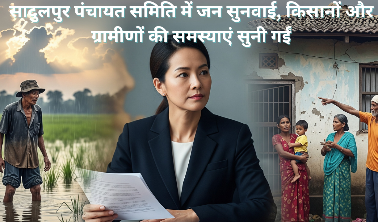 सादुलपुर पंचायत समिति में जन सुनवाई, किसानों और ग्रामीणों की समस्याएं सुनी गईं